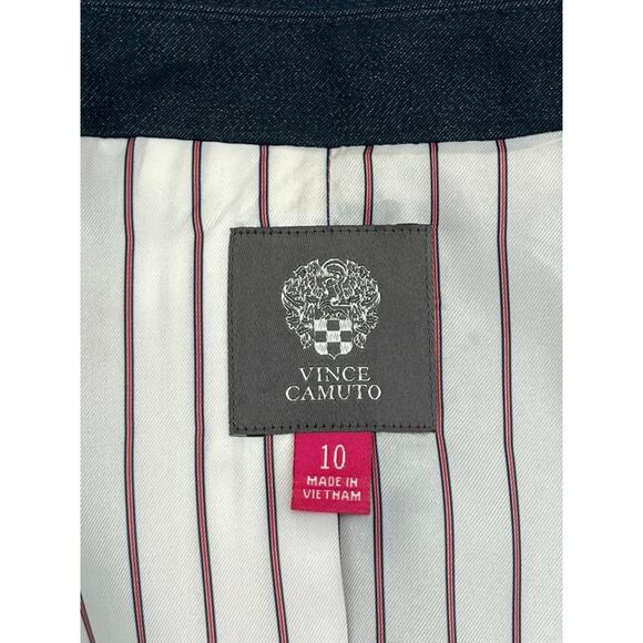 VINCE CAMUTO Stretch Denim Blazer (Womens: 10) - Picture 9 of 10